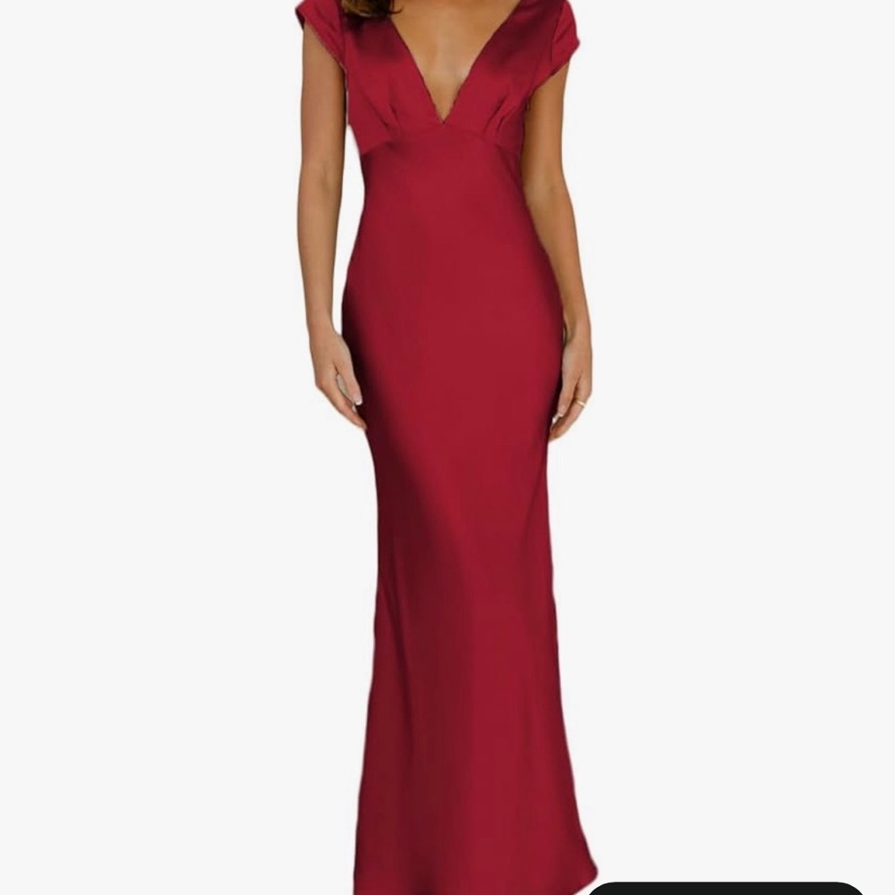 Elegant Red Evening Gown